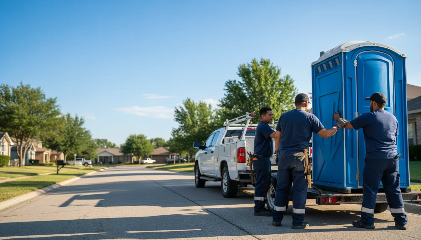 Portable Toilet Rental in Pottsville, TX near me